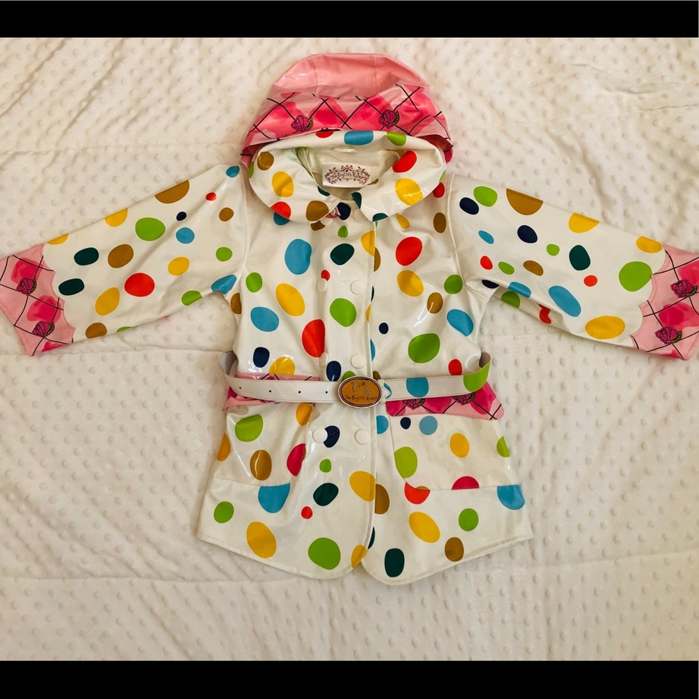Size 5 the English rose rain coat nwot